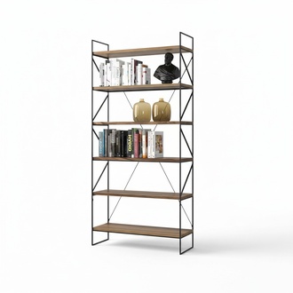 Wandregal Moderner BÃ¼cherschrank Wohnzimmer Regal Designer HolzmÃ¶bel