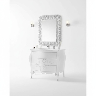 Waschtisch Badezimmer Waschbecken mit Aufsatz Becken Unterschrank