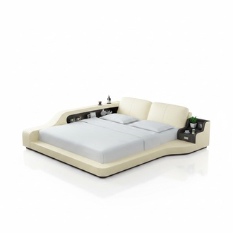 Wasser Betten Modernes Designer Wasserbett + USB Anschluss Komplett Set 180x200