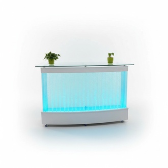 Wasser Wand Design Bar Thresen Theke SÃ¤ule Beleuchtete Luxus Tische