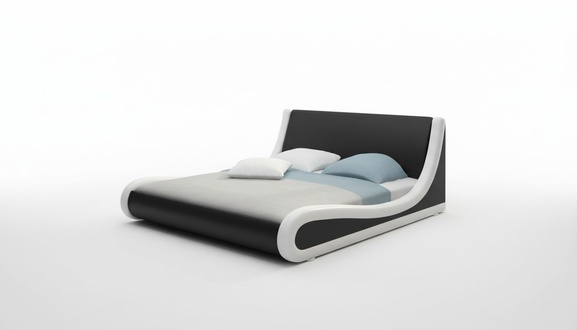 Wasserbett Design Polster Bett Betten Lederbett Polsterbett Wasser Neu Niklas