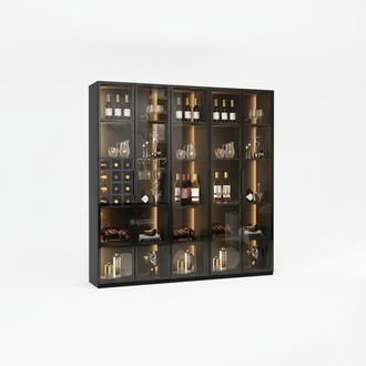 Weinschrank Weinvitrine Weinregal Glasschrank WeinkÃ¼hlschrank Flaschenregal