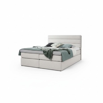 WeiÃ Bett Boxspringbett 180x200 Schlafzimmer Design Doppel Hotel Modern MÃ¶bel