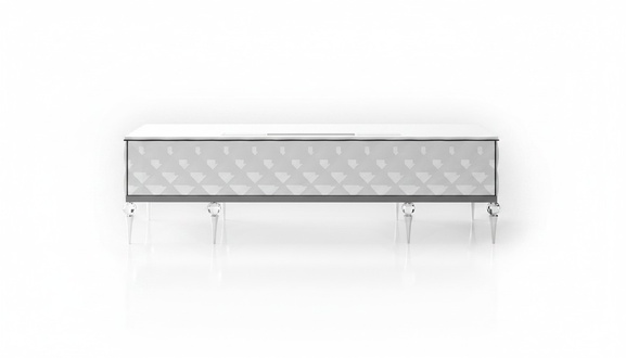 WeiÃer Holzschreibtisch im eleganten Design fÃ¼r Homeoffice