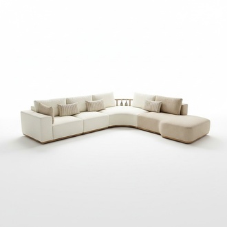 WeiÃes Ecksofa Moderne Wohnzimmer MÃ¶bel Designer Couch Textil Sofa 2tlg