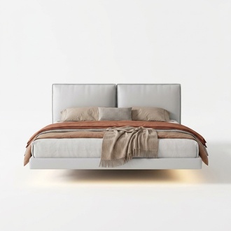 WeiÃes Schlafzimmer Wandbett Designer Betten Holzgestell Doppelbetten