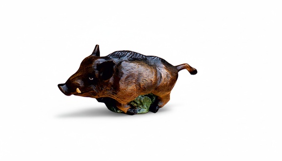 Wildschwein Figur Statue Skulptur Figuren Skulpturen Dekoration