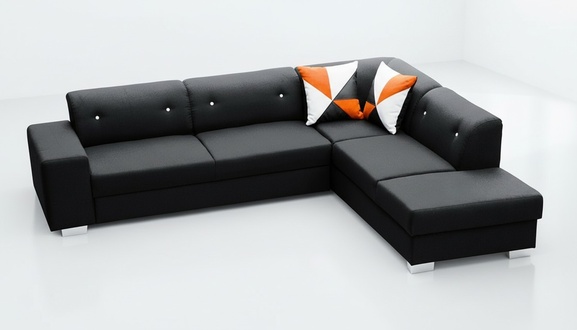 Wohnlandschaft Ecksofa Sofas Bettkasten Polstersofa Couch Sofa L-Form