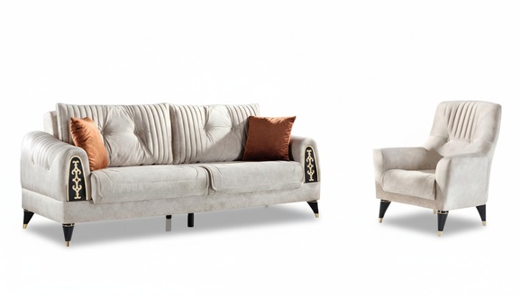 Wohnlandschaft Polstergarnitur Sitzgruppe Couchgarnitur Sofagarnitur Sofa Set 31