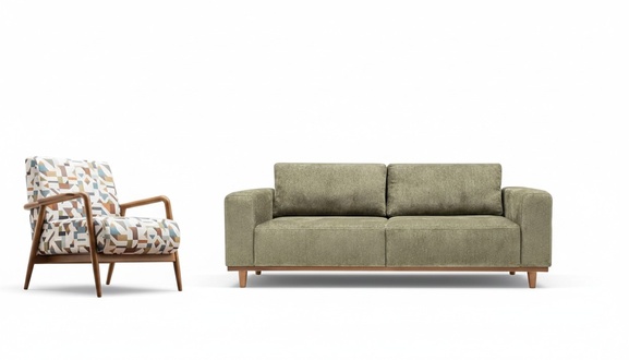 Wohnlandschaft Sofa Couch Set Sitzgruppe Sitzgruppe Lounge Polstergarnitur 3+1
