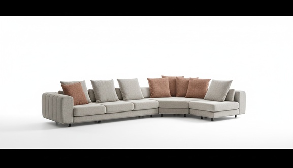 Wohnlandschaft Sofa Ecksofa Design MÃ¶bel Couch L-Form Stil Modern