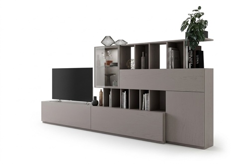 Wohnwand Schrank TV-Schrank Wohnzimmer-Set Anbau Wand WohnwÃ¤nde Schrankwand