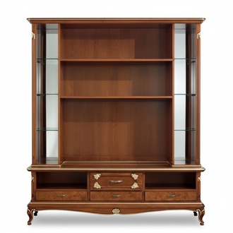 Wohnwand Schrank Vitrine Holz Wohnzimmer MÃ¶bel tv SchrankwÃ¤nde Design Vitrinen