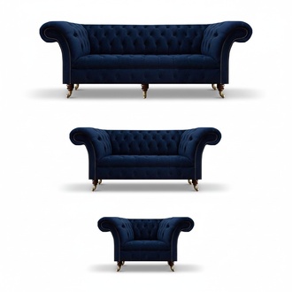 Wohnzimmer Komplett MÃ¶bel 3tlg Sofas Couch Luxus Sessel Textil Einrichtung