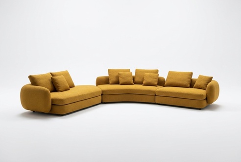 Wohnzimmer Luxus MÃ¶bel Ecksofa L Form Couch Design Polsterung Textil