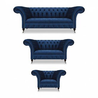 Wohnzimmer Neu Designer Set 3tlg Chesterfield Polstersitz PolstermÃ¶bel