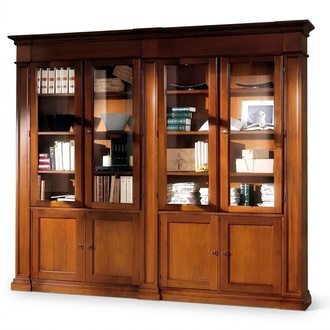 Wohnzimmer Schrank Regal BÃ¼cherregal Holz BÃ¼roschrank SchrÃ¤nke Vitrine Italien