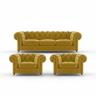Wohnzimmer Set Designer Garnituren Sofa PolstermÃ¶bel Luxus 2x Sessel