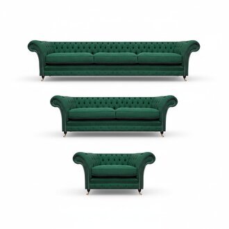 Wohnzimmer Set Luxus Komplett 3tlg Chesterfield PolstermÃ¶bel Einrichtung