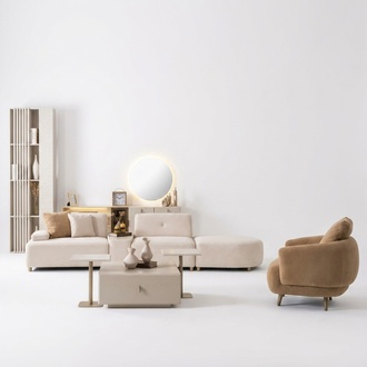 Wohnzimmer-Set Moderne Schlichtheit Klare Linien, gemÃ¼tliches Zuhause