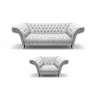 Wohnzimmer Set Sofa Dreisitze Chesterfield Sessel Modern Couch Design MÃ¶bel