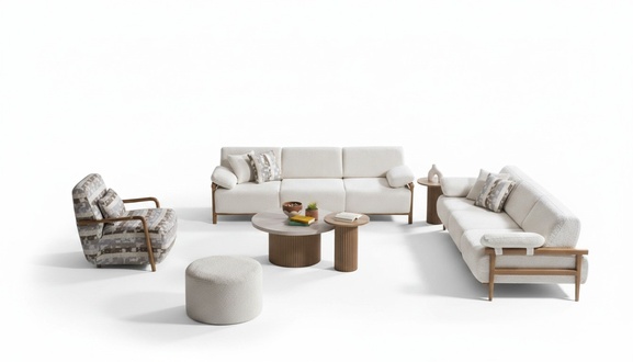 Wohnzimmer-Set WÃ¤rme und GemÃ¼tlichkeit in jedem Element
