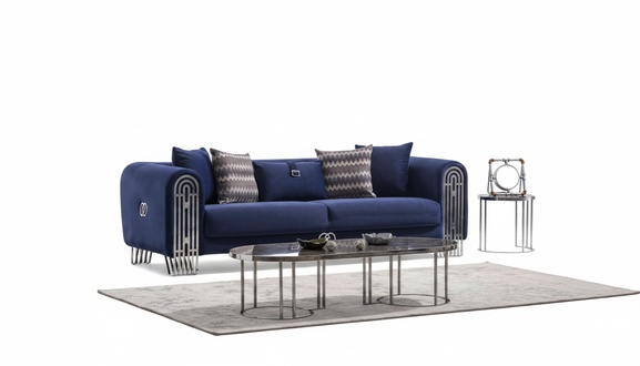 Wohnzimmer Sofa 3 Sitzer Modern Design Polster Textil MÃ¶bel Luxus Sofa
