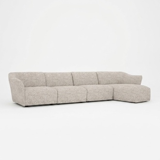 Wohnzimmer Sofa L-Form Designer Eck Garnitur WeiÃ Luxus PolstermÃ¶bel