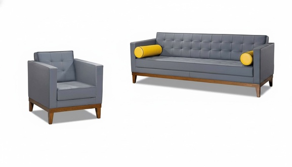 Wohnzimmer Sofagarnitur 3+1 Sitzer Set Design Sofa Polster Modern Luxus 2tlg