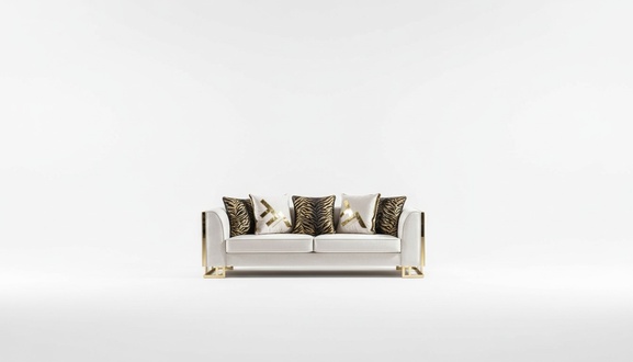 Wohnzimmer Sofagarnitur 3+3+1 Couchtisch Beistelltisch Set 5tlg Neu