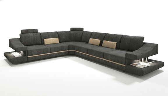 Wohnzimmer Textil neu L-Form Sitz Schlafsofa MÃ¶bel Ecksofa Couch PolstermÃ¶bel
