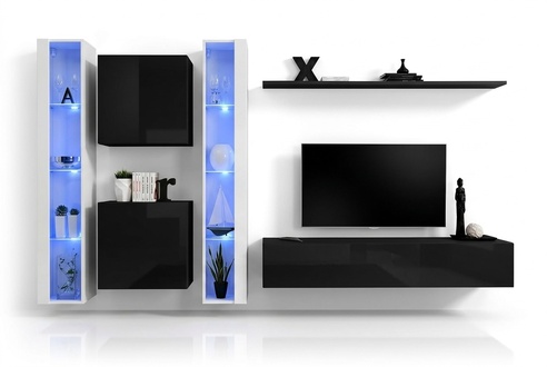WohnzimmermÃ¶bel Designer Luxus tv StÃ¤nder Designer Wand Regal Komplett