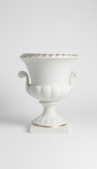 XXL Design Blumen Topf Dekoration Vase Vasen Handarbeit Dekorative Kelch