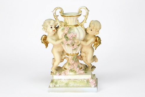 XXL Vase Tisch Dekoration Dekorative Vasen Antik Stil Figur Kelch Skulptur