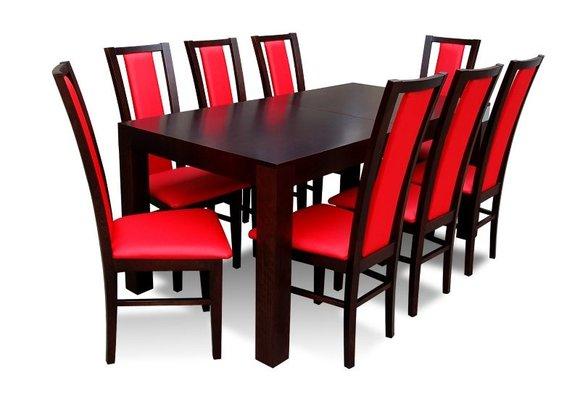 Essgruppe Esstisch Tisch mit 8 x StÃ¼hlen Model Z07