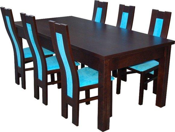 Essgruppe Esstisch Tisch mit 6 x StÃ¼hlen Model Z41