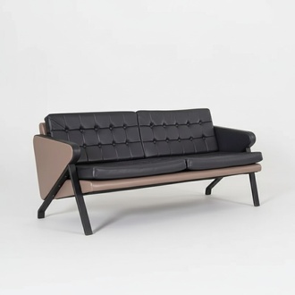 Zweisitzer Luxus MÃ¶bel Arbeitszimmer Einrichtung Modernes Polstersofa