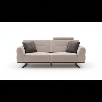 Zweisitzer Sofa 3 Sitzer Sofas WeiÃ Kunstleder Wohnzimmer Luxus Sitz