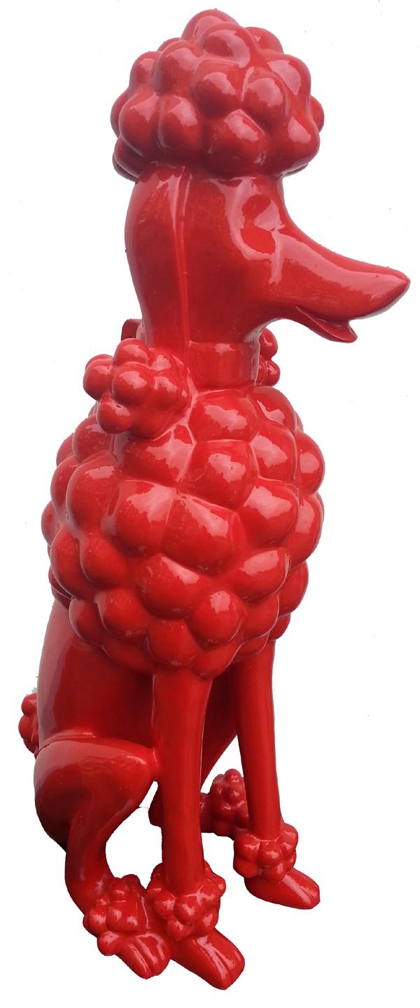 Designer Abstrakte Figur Moderne Figuren Dekoration Pudel Deko Garten Skulpturen