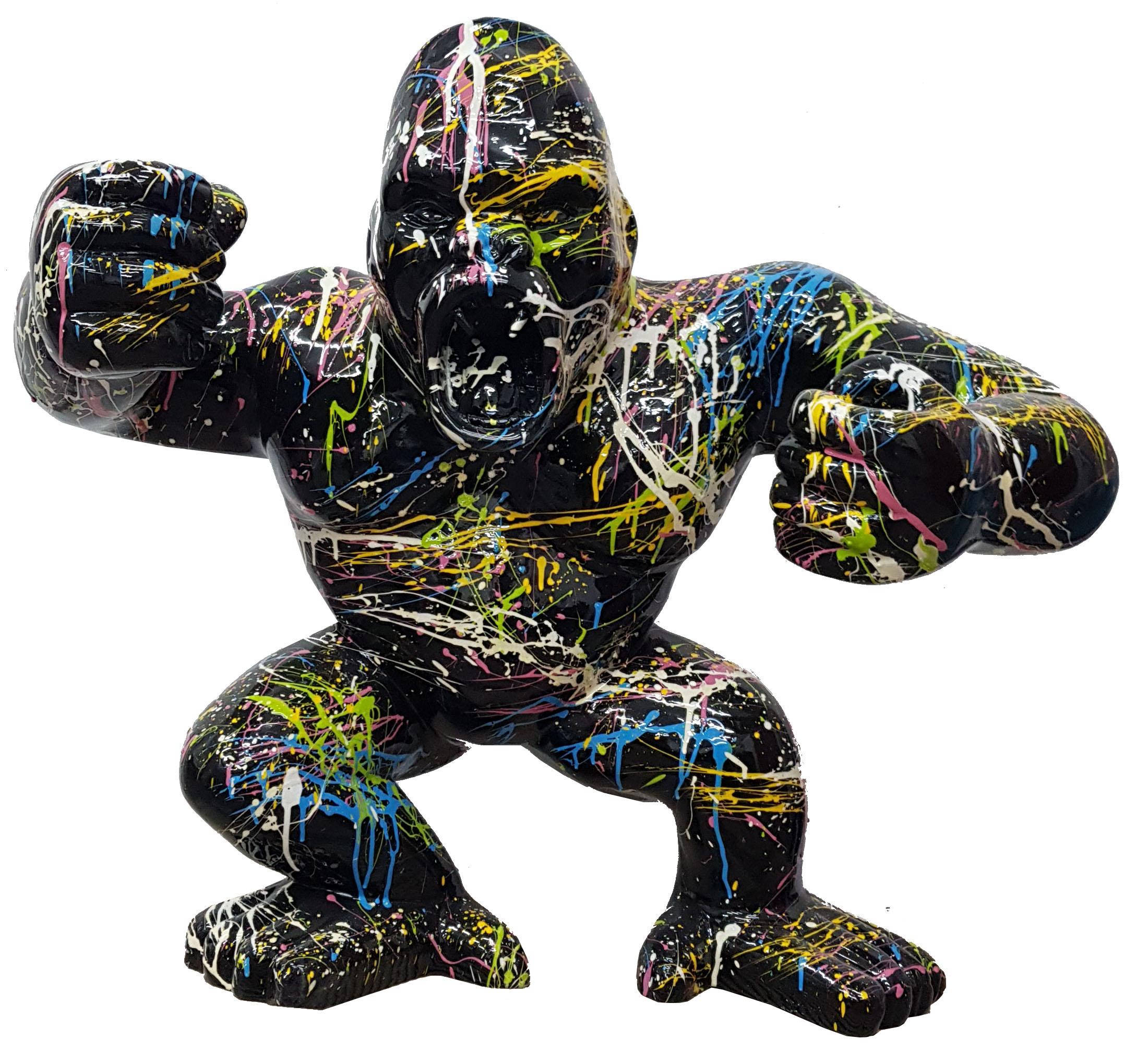 Designer Statue Moderne Figuren Statuen Dekoration Abstrakt Gorilla Garten Neu