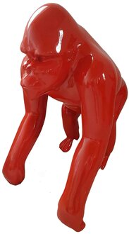 Designer Abstrakt Figur Statue Moderne Figuren Statuen Gorilla Dekoration Garten