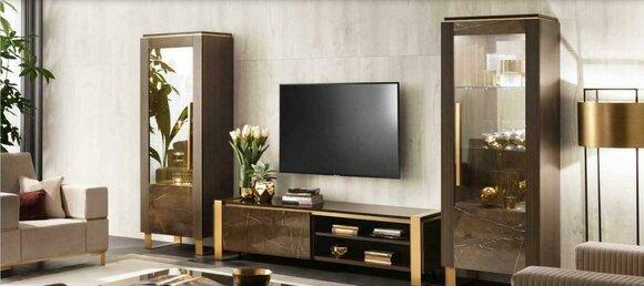 Anrichte Luxus Glasschrank Vitrine Glas Schrank Modern Stil MÃ¶bel Italienische