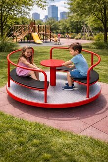 Spielplatz GerÃ¤te Kinderkarussell Drehplatte Karussell Ringelreiten Made in EU