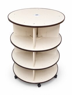 360Â° Drehbarer Rolltisch Rundregal Mehrzweck Organizer Sofort