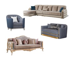 Stoff Sofas fÃ¼r das Wohnzimmer